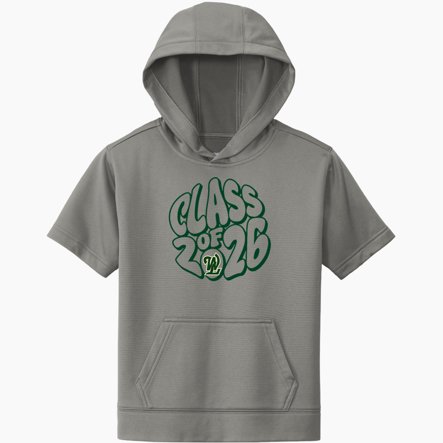 West Linn Lions <span class="pdp-name-mascot">West Linn Lions</span> Sport-Tek Youth Sport-Wick Fleece Short Sleeve Hoodie
