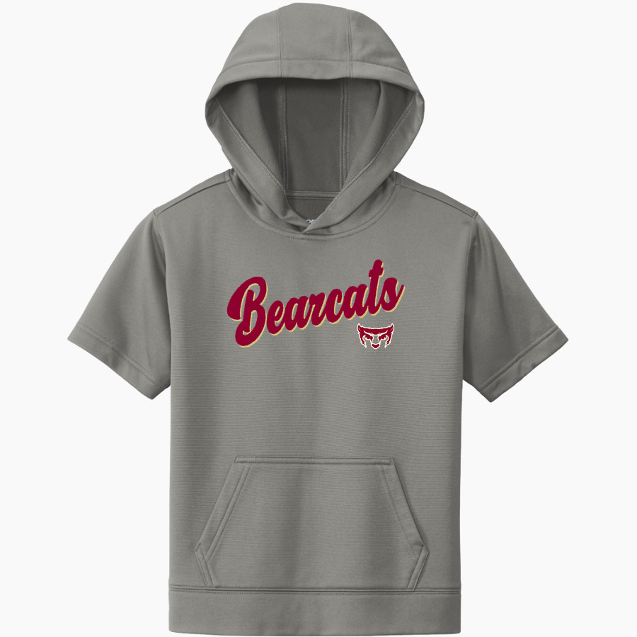 Willamette Bearcats <span class="pdp-name-mascot">Willamette Bearcats</span> Sport-Tek Youth Sport-Wick Fleece Short Sleeve Hoodie