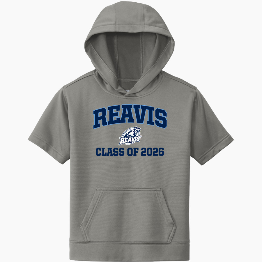 REAVIS HIGH SCHOOL RAMS Sport-Tek Youth Sport-Wick Fleece Short Sleeve Hoodie