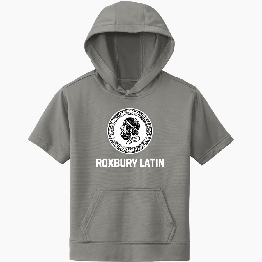 Roxbury Latin Sport-Tek Youth Sport-Wick Fleece Short Sleeve Hoodie
