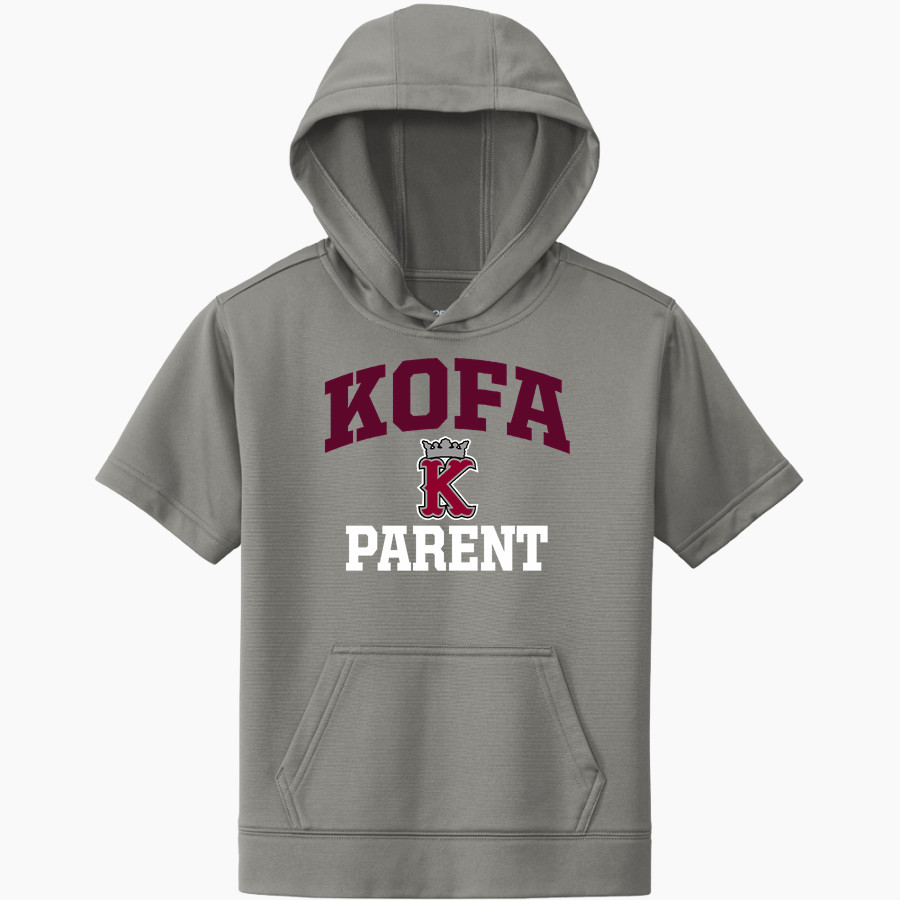 KOFA HIGH SCHOOL KINGS <span class="pdp-name-mascot">KOFA KINGS</span> Sport-Tek Youth Sport-Wick Fleece Short Sleeve Hoodie