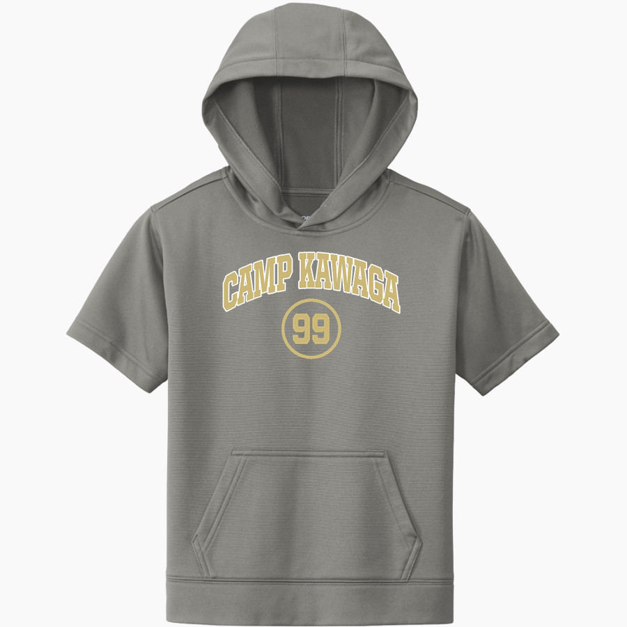 Camp Kawaga Sideline Store <span class="pdp-name-mascot">Camp Kawaga</span> Sport-Tek Youth Sport-Wick Fleece Short Sleeve Hoodie