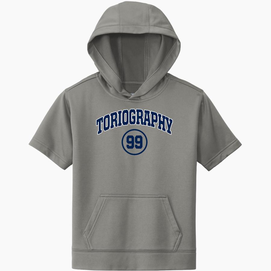 Toriography Dance TDC Sport-Tek Youth Sport-Wick Fleece Short Sleeve Hoodie