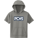 Parrish Community The Official Store of the Bulls <span class="pdp-name-mascot">Parrish Community Bulls</span> Sport-Tek Youth Sport-Wick Fleece Short Sleeve Hoodie Front Thumbnail