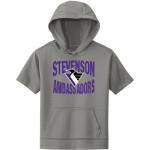 ADLAI E STEVENSON HIGH SCHOOL AMBASSADORS <span class="pdp-name-mascot">ADLAI E STEVENSON AMBASSADORS</span> Sport-Tek Youth Sport-Wick Fleece Short Sleeve Hoodie Front Thumbnail