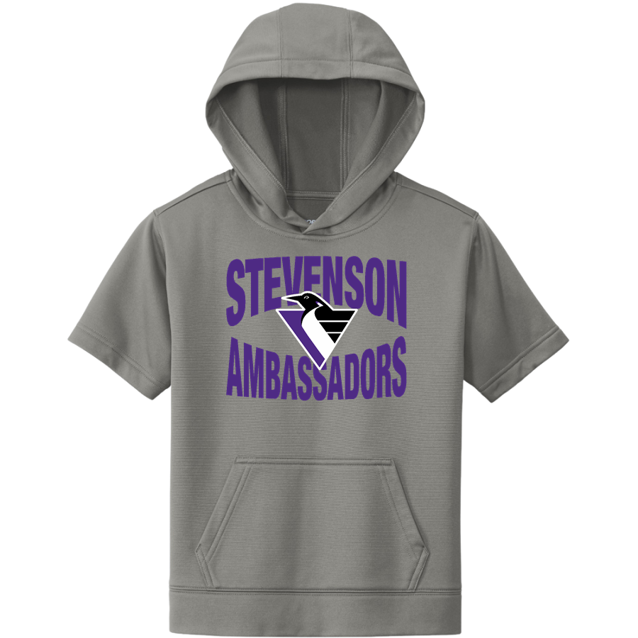 ADLAI E STEVENSON HIGH SCHOOL AMBASSADORS <span class="pdp-name-mascot">ADLAI E STEVENSON AMBASSADORS</span> Sport-Tek Youth Sport-Wick Fleece Short Sleeve Hoodie
