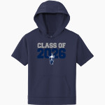 THOMAS MORE PREP-MARIAN HIGH SCHOOL MONARCHS <span class="pdp-name-mascot">THOMAS MORE PREP - MARIAN MONARCHS</span> Sport-Tek Youth Sport-Wick Fleece Short Sleeve Hoodie Front Thumbnail