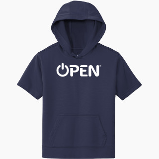 Sport-Tek Youth Sport-Wick Fleece Short Sleeve Hoodie