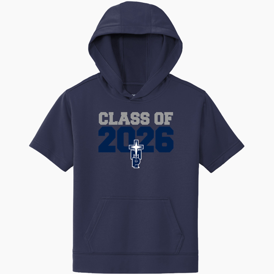 THOMAS MORE PREP-MARIAN HIGH SCHOOL MONARCHS <span class="pdp-name-mascot">THOMAS MORE PREP - MARIAN MONARCHS</span> Sport-Tek Youth Sport-Wick Fleece Short Sleeve Hoodie
