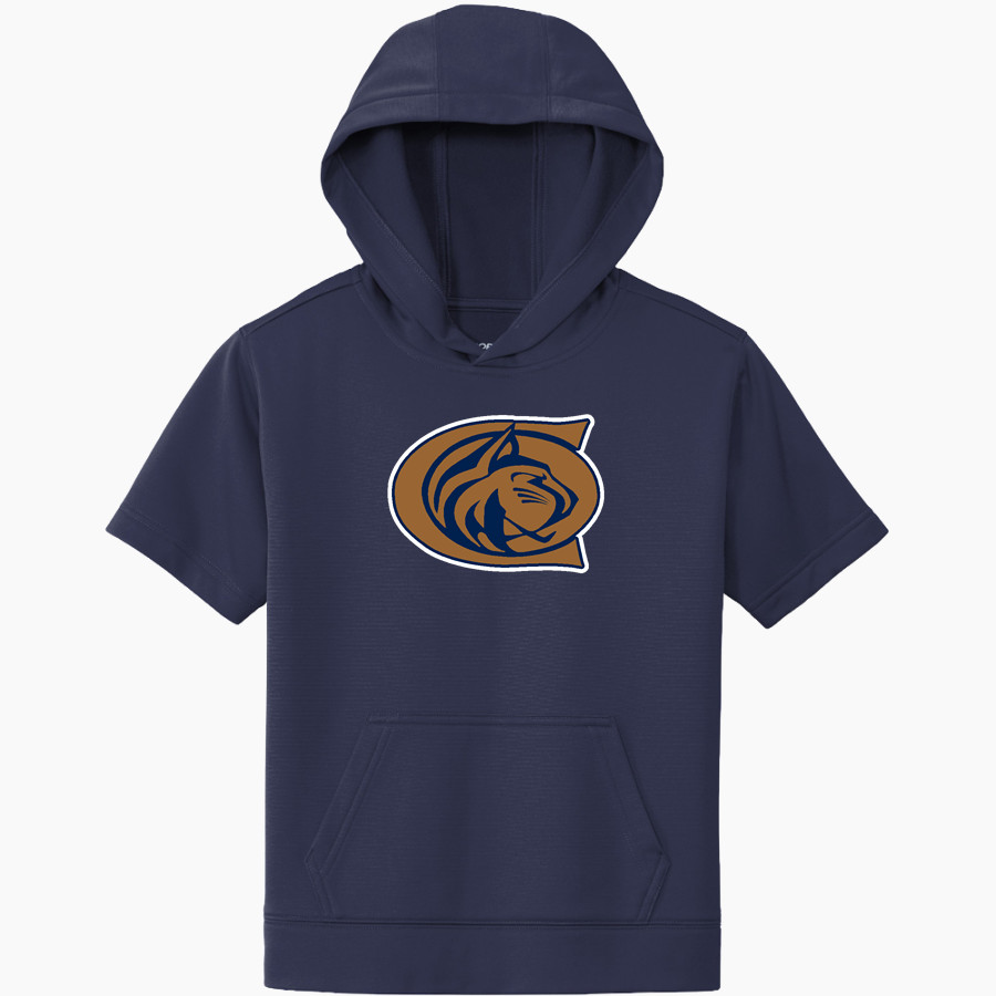 Cienega Bobcats <span class="pdp-name-mascot">Cienega Bobcats</span> Sport-Tek Youth Sport-Wick Fleece Short Sleeve Hoodie