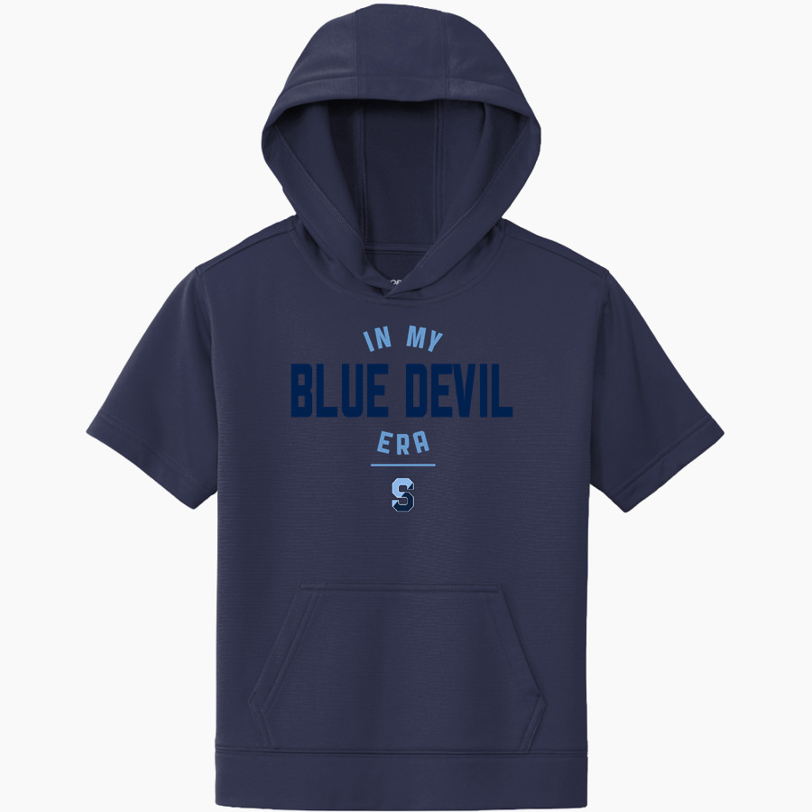 Springbrook Blue Devils <span class="pdp-name-mascot">Springbrook Blue Devils</span> Sport-Tek Youth Sport-Wick Fleece Short Sleeve Hoodie