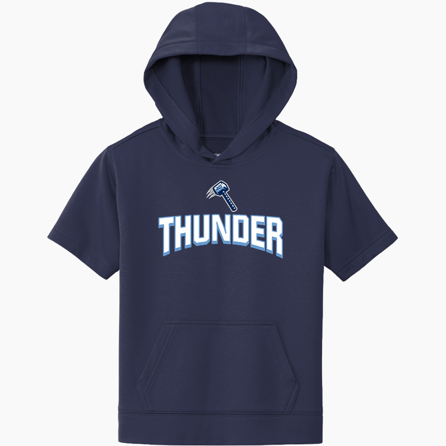 Out-of-Door Thunder Sport-Tek Youth Sport-Wick Fleece Short Sleeve Hoodie