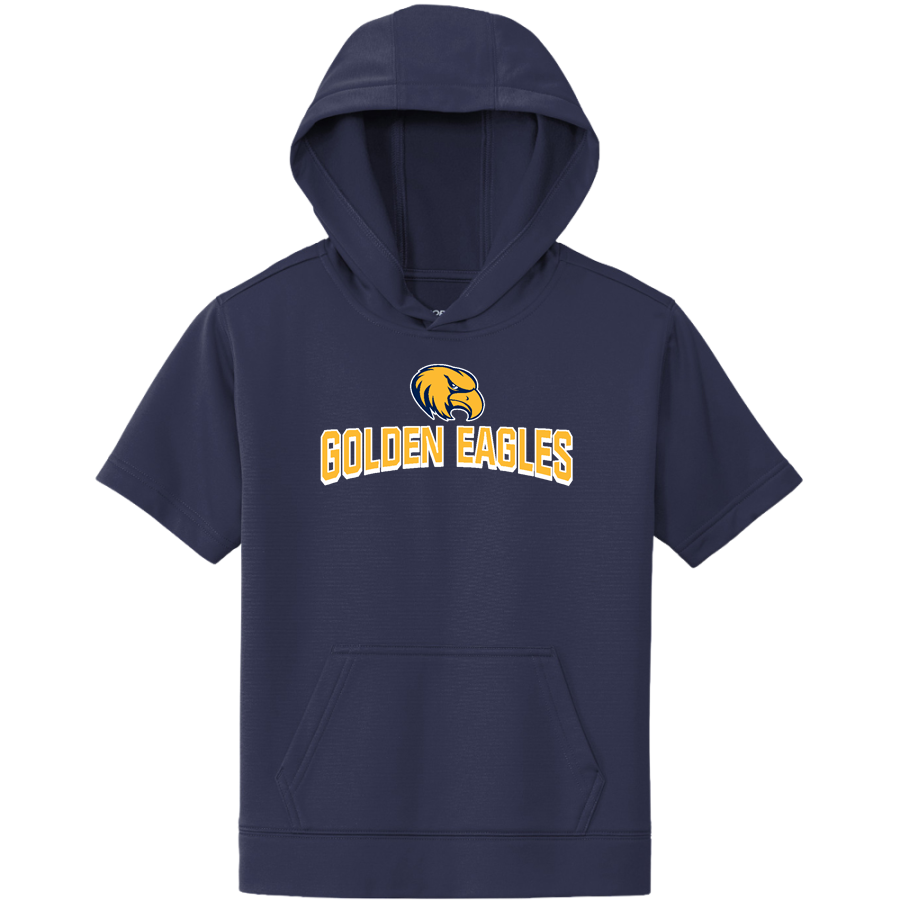 Rock Valley Golden Eagles <span class="pdp-name-mascot">Rock Valley Golden Eagles</span> Sport-Tek Youth Sport-Wick Fleece Short Sleeve Hoodie