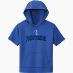 West Tech Panthers Sport-Tek Youth Sport-Wick Fleece Short Sleeve Hoodie Front Thumbnail