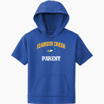 Johnson Creek BlueJays <span class="pdp-name-mascot">Johnson Creek Blue Jays</span> Sport-Tek Youth Sport-Wick Fleece Short Sleeve Hoodie Front Thumbnail