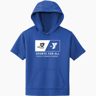 Sport-Tek Youth Sport-Wick Fleece Short Sleeve Hoodie