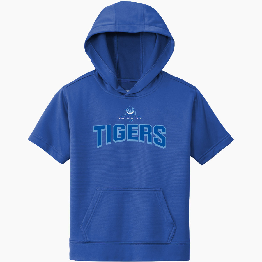 North Elite Basketball Academy Tigers <span class="pdp-name-mascot">North Elite Basketball Academy Tigers</span> Sport-Tek Youth Sport-Wick Fleece Short Sleeve Hoodie