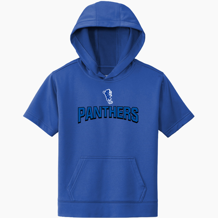 West Tech Panthers Sport-Tek Youth Sport-Wick Fleece Short Sleeve Hoodie
