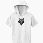 San Jacinto Valley Academy <span class="pdp-name-mascot">San Jacinto Valley Academy Wolves</span> Sport-Tek Youth Sport-Wick Fleece Short Sleeve Hoodie Front Thumbnail