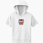 UMary Marauders Online Store <span class="pdp-name-mascot">University of Mary Marauders</span> Sport-Tek Youth Sport-Wick Fleece Short Sleeve Hoodie Front Thumbnail