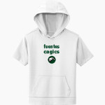 Fuentes Eagles Sport-Tek Youth Sport-Wick Fleece Short Sleeve Hoodie Front Thumbnail