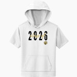 Manassas Park Cougars Sport-Tek Youth Sport-Wick Fleece Short Sleeve Hoodie Front Thumbnail