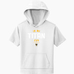 Colorado Titans The Official Online Store Sport-Tek Youth Sport-Wick Fleece Short Sleeve Hoodie Front Thumbnail