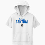Central Panthers <span class="pdp-name-mascot">Central Panthers</span> Sport-Tek Youth Sport-Wick Fleece Short Sleeve Hoodie Front Thumbnail