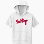 Stonybrook Red Storm <span class="pdp-name-mascot">Stonybrook Middle and Intermediate School Red Storm</span> Sport-Tek Youth Sport-Wick Fleece Short Sleeve Hoodie Front Thumbnail
