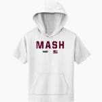Mash Athletics <span class="pdp-name-mascot">Minnesota Mash Baseball Club</span> Sport-Tek Youth Sport-Wick Fleece Short Sleeve Hoodie Front Thumbnail
