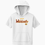 KALIDA HIGH SCHOOL WILDCATS <span class="pdp-name-mascot">KALIDA WILDCATS</span> Sport-Tek Youth Sport-Wick Fleece Short Sleeve Hoodie Front Thumbnail