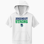 Maspeth Argonauts <span class="pdp-name-mascot">Maspeth Argonauts</span> Sport-Tek Youth Sport-Wick Fleece Short Sleeve Hoodie Front Thumbnail