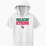 Lawrence North Wildcats <span class="pdp-name-mascot">Lawrence North Wildcats</span> Sport-Tek Youth Sport-Wick Fleece Short Sleeve Hoodie Front Thumbnail