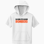 Macomb Little League Bombers <span class="pdp-name-mascot">Macomb Little League Bombers</span> Sport-Tek Youth Sport-Wick Fleece Short Sleeve Hoodie Front Thumbnail