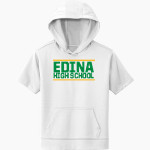 Edina High School The Official Online Store Sport-Tek Youth Sport-Wick Fleece Short Sleeve Hoodie Front Thumbnail