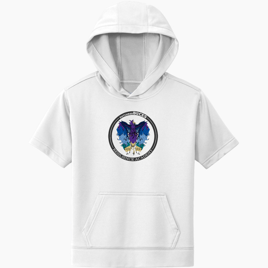 Dutchess BOCES <span class="pdp-name-mascot">Dutchess County BOCES</span> Sport-Tek Youth Sport-Wick Fleece Short Sleeve Hoodie