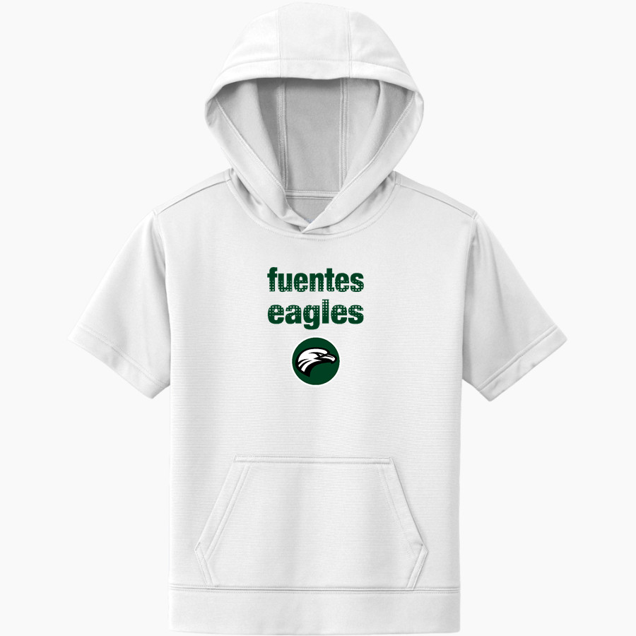 Fuentes Eagles Sport-Tek Youth Sport-Wick Fleece Short Sleeve Hoodie