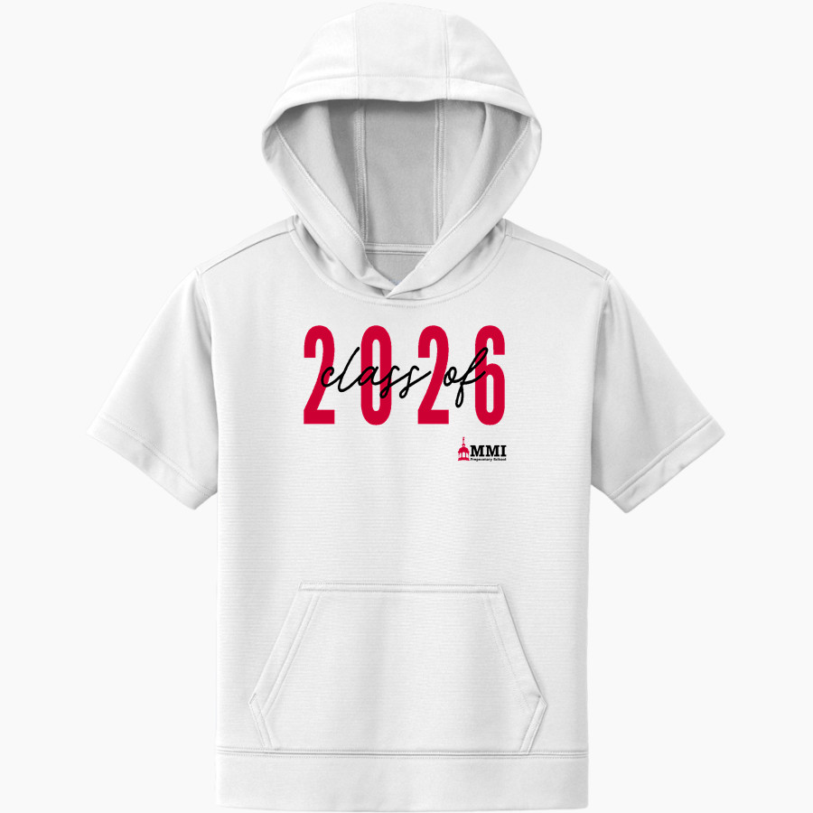 MMI PREPARATORY SCHOOL PREPPERS <span class="pdp-name-mascot">MMI PREPARATORY PREPPERS</span> Sport-Tek Youth Sport-Wick Fleece Short Sleeve Hoodie