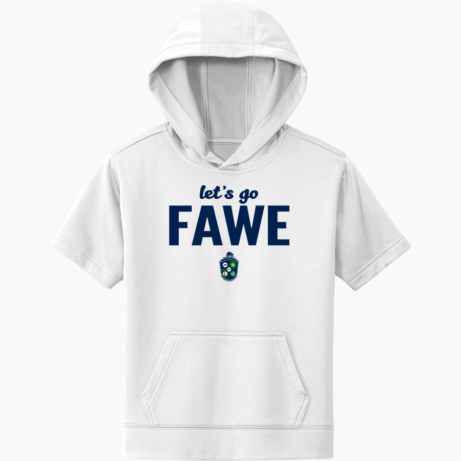 Felix A. Williams Elementary Sailfish Sport-Tek Youth Sport-Wick Fleece Short Sleeve Hoodie