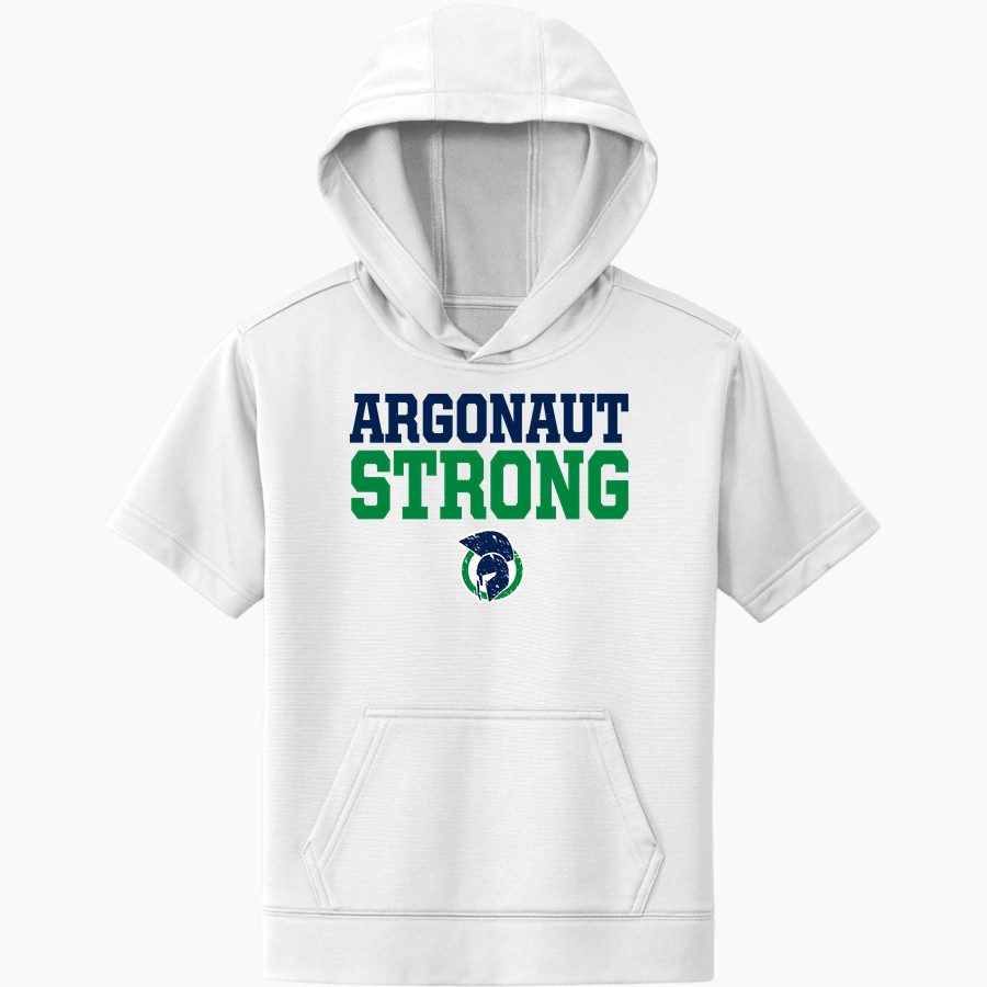 Maspeth Argonauts <span class="pdp-name-mascot">Maspeth Argonauts</span> Sport-Tek Youth Sport-Wick Fleece Short Sleeve Hoodie