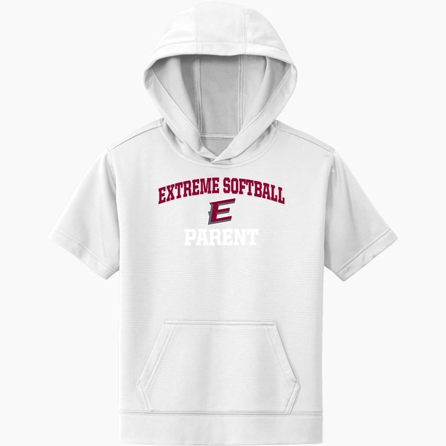 EXTREME SOFTBALL EXTREME SOFTBALL Sport-Tek Youth Sport-Wick Fleece Short Sleeve Hoodie