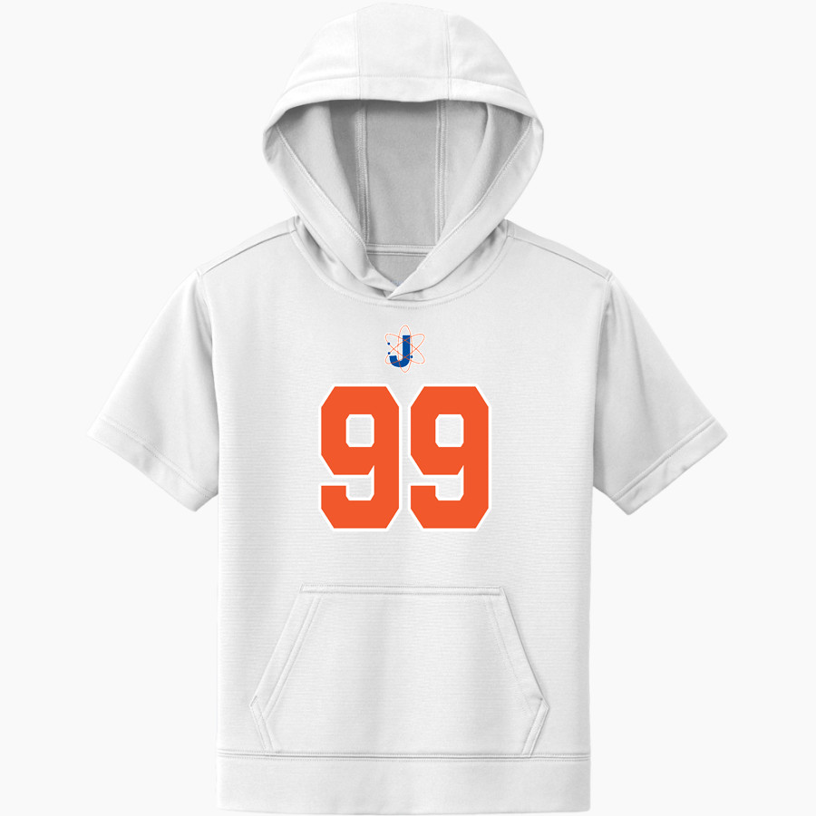 Johnson Atom Smashers Sport-Tek Youth Sport-Wick Fleece Short Sleeve Hoodie