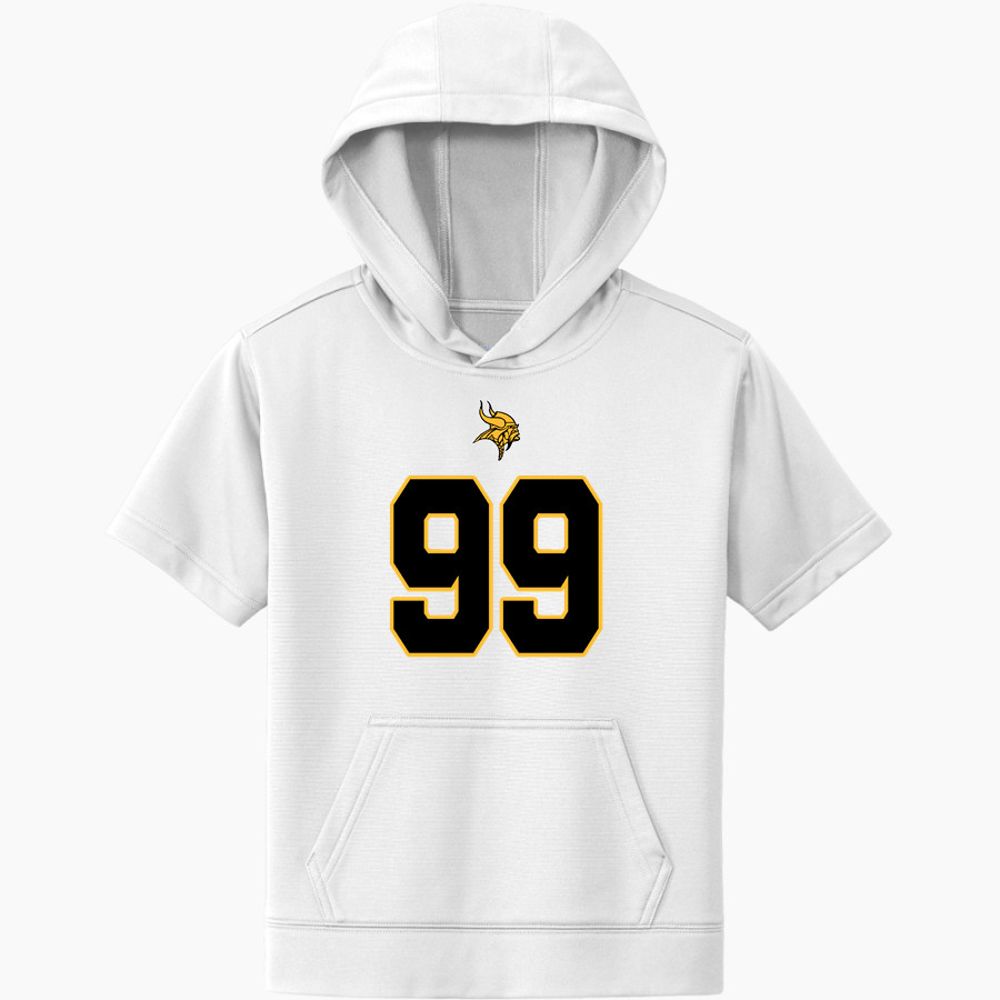 SAINT LAURENCE HIGH SCHOOL VIKINGS Sport-Tek Youth Sport-Wick Fleece Short Sleeve Hoodie