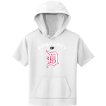 Dunedin Falcons <span class="pdp-name-mascot">Dunedin High School Falcons</span> Sport-Tek Youth Sport-Wick Fleece Short Sleeve Hoodie Front Thumbnail