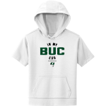 Shelton State Bucs <span class="pdp-name-mascot">Shelton State Community College Bucs</span> Sport-Tek Youth Sport-Wick Fleece Short Sleeve Hoodie Front Thumbnail