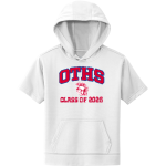 OCEAN TOWNSHIP HIGH SCHOOL SPARTANS <span class="pdp-name-mascot">OCEAN TOWNSHIP SPARTANS</span> Sport-Tek Youth Sport-Wick Fleece Short Sleeve Hoodie Front Thumbnail