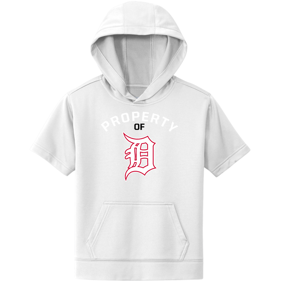 Dunedin Falcons <span class="pdp-name-mascot">Dunedin High School Falcons</span> Sport-Tek Youth Sport-Wick Fleece Short Sleeve Hoodie