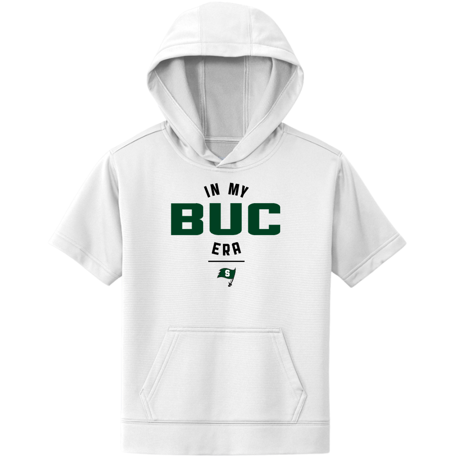 Shelton State Bucs <span class="pdp-name-mascot">Shelton State Community College Bucs</span> Sport-Tek Youth Sport-Wick Fleece Short Sleeve Hoodie