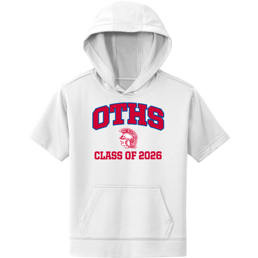 OCEAN TOWNSHIP HIGH SCHOOL SPARTANS <span class="pdp-name-mascot">OCEAN TOWNSHIP SPARTANS</span> Sport-Tek Youth Sport-Wick Fleece Short Sleeve Hoodie