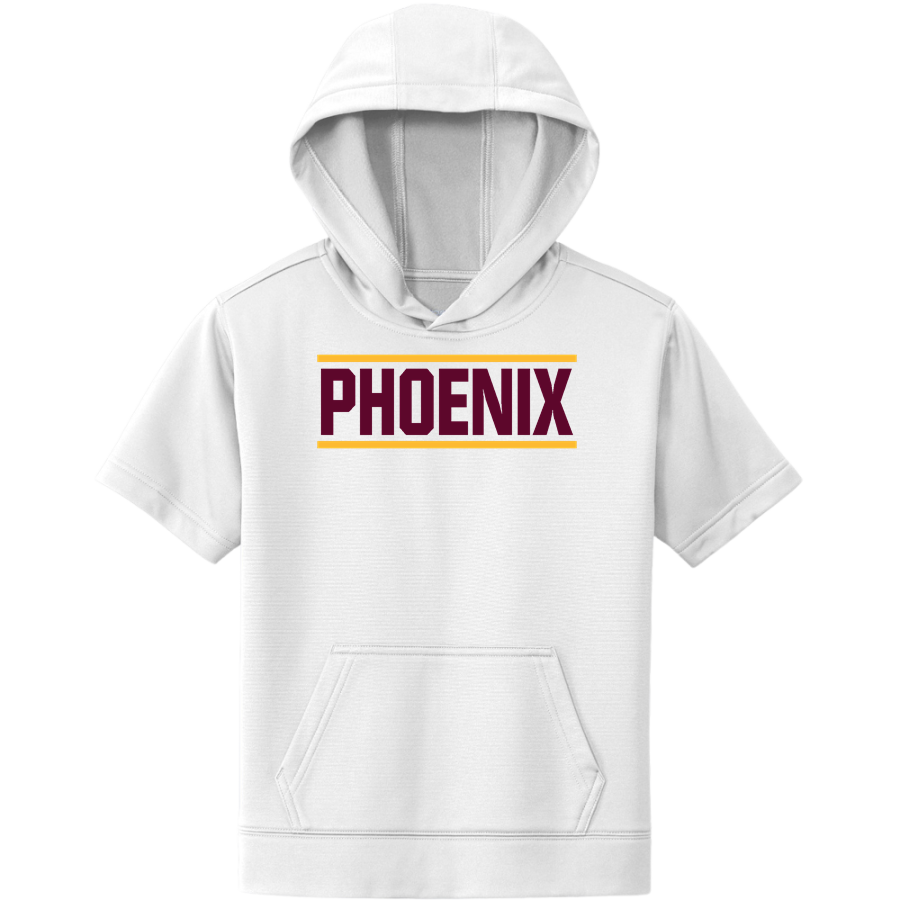 Achievement First University Prep Phoenix <span class="pdp-name-mascot">Achievement First University Prep High School Phoenix</span> Sport-Tek Youth Sport-Wick Fleece Short Sleeve Hoodie